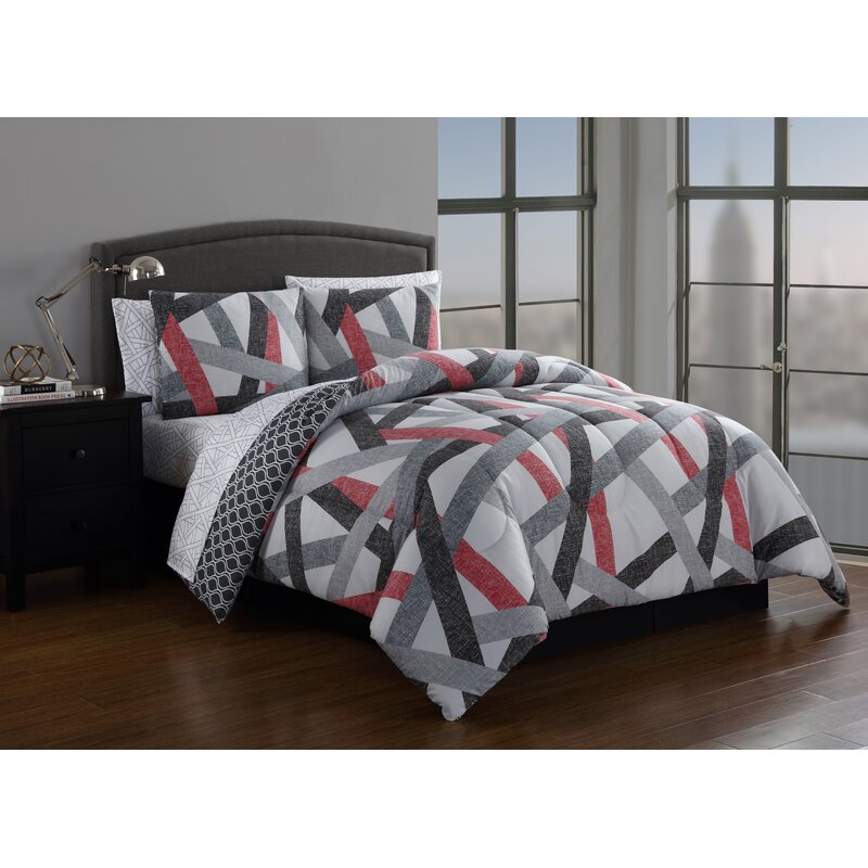 Wrought Studio Nealy Reversible Comforter Set Wayfair