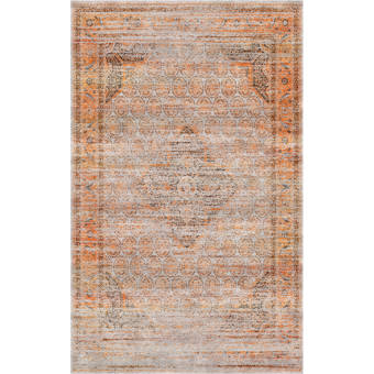 Bloomsbury Market Faunsdale Handloom Gray Japonica Rust Area Rug Wayfair
