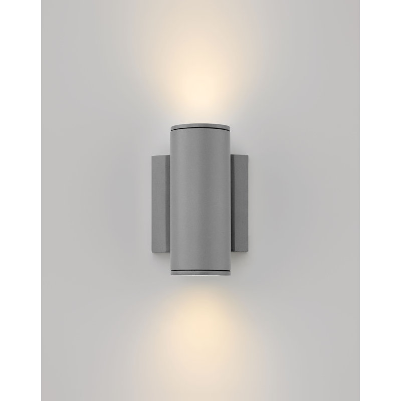 Orren Ellis Arie Led Outdoor Armed Sconce Wayfair