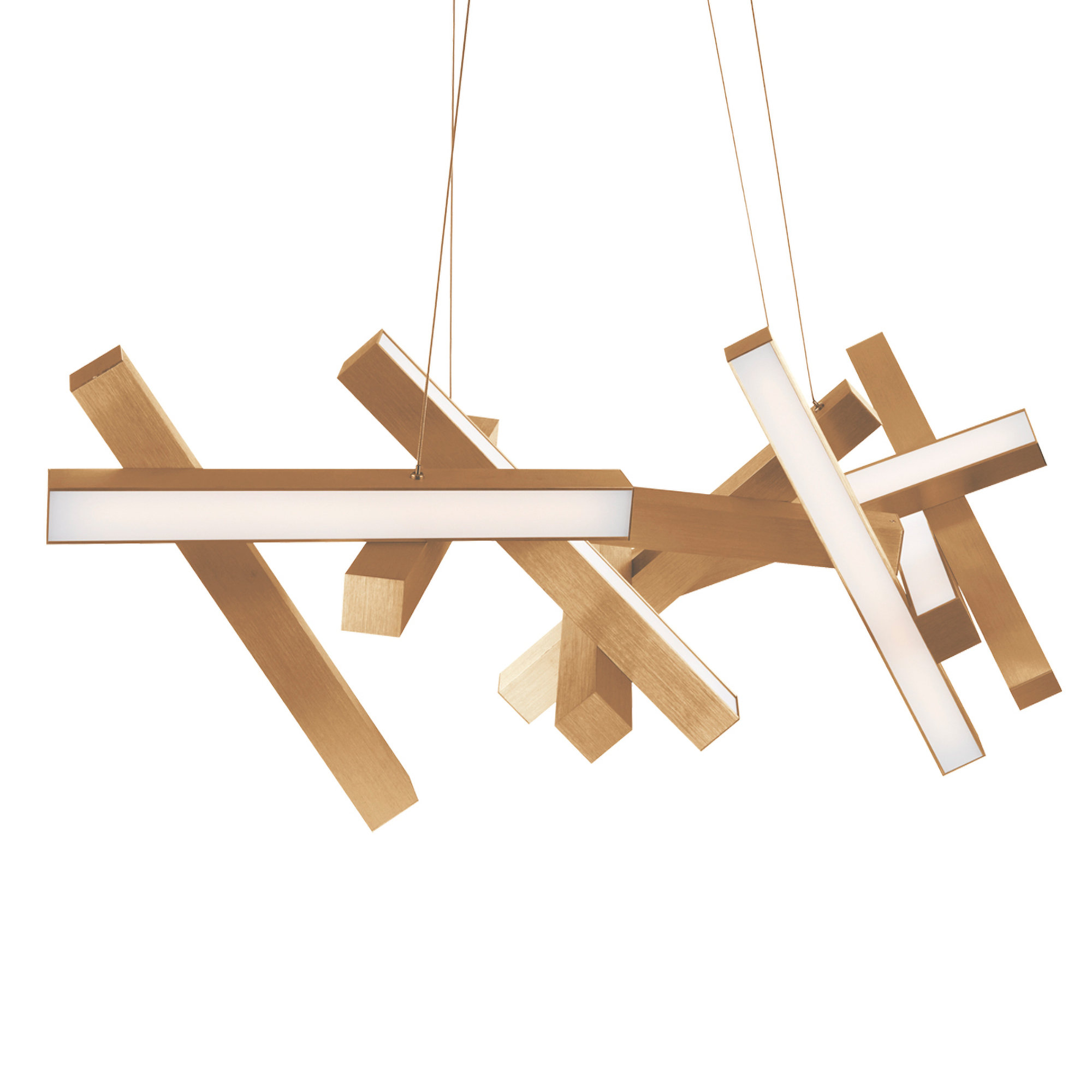 Modern Forms Chaos 11 Light Unique Rectangle Led Chandelier Wayfair