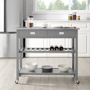 Kitchen Stainless Steel Island Wayfair