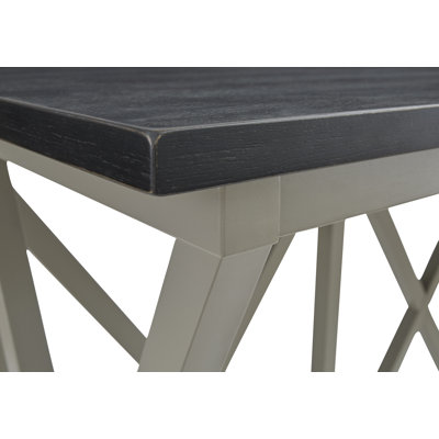 Katy-Leigh Counter Height Folding Double Pedestal Dining Table