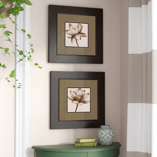 Alcott Hill Sepia Lotus 2 Piece Framed Painting Print Set Reviews Wayfair Create warmth and harmony with photo effect sepia. sepia lotus 2 piece framed painting print set
