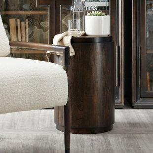 Crafted Drum End Table by Hooker Furniture Sale