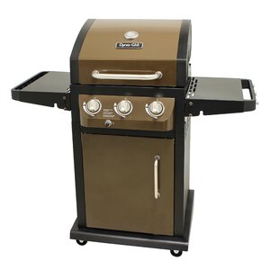 LP 3-Burner Propane Gas Grill with Cabinet