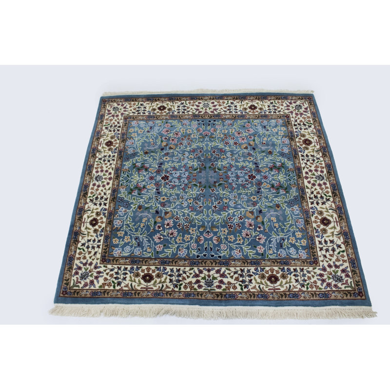 Charlton Home Neiges Floral Wool Teal Blue Area Rug Wayfair,Wayfarer Glasses Vector