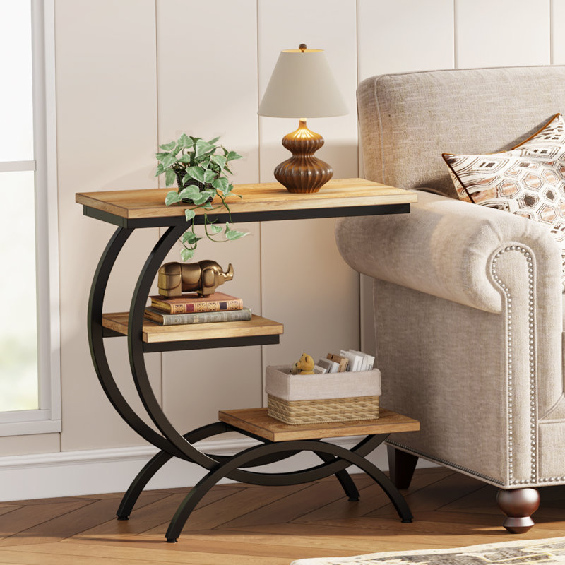 Raylen C Table End Table Table Top Color: Light Brown