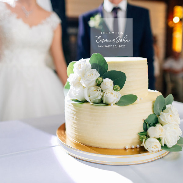 Rustic Wedding Cake Toppers