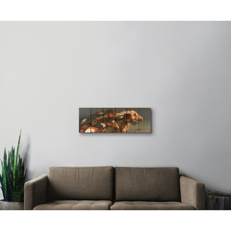 Gizaun Art Signature 1 Night Raid Cedar Painting Print On Cedar Wayfair