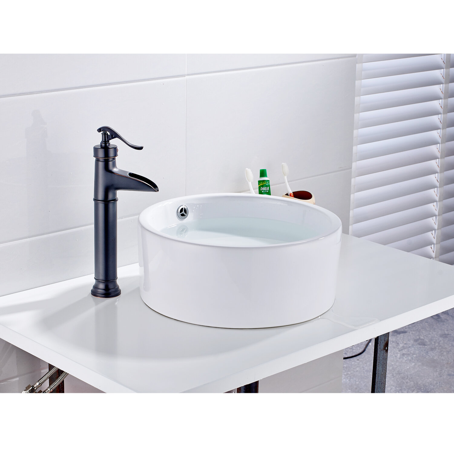 Kangju Farmhouse Vessel Sink Bathroom Faucet Wayfair