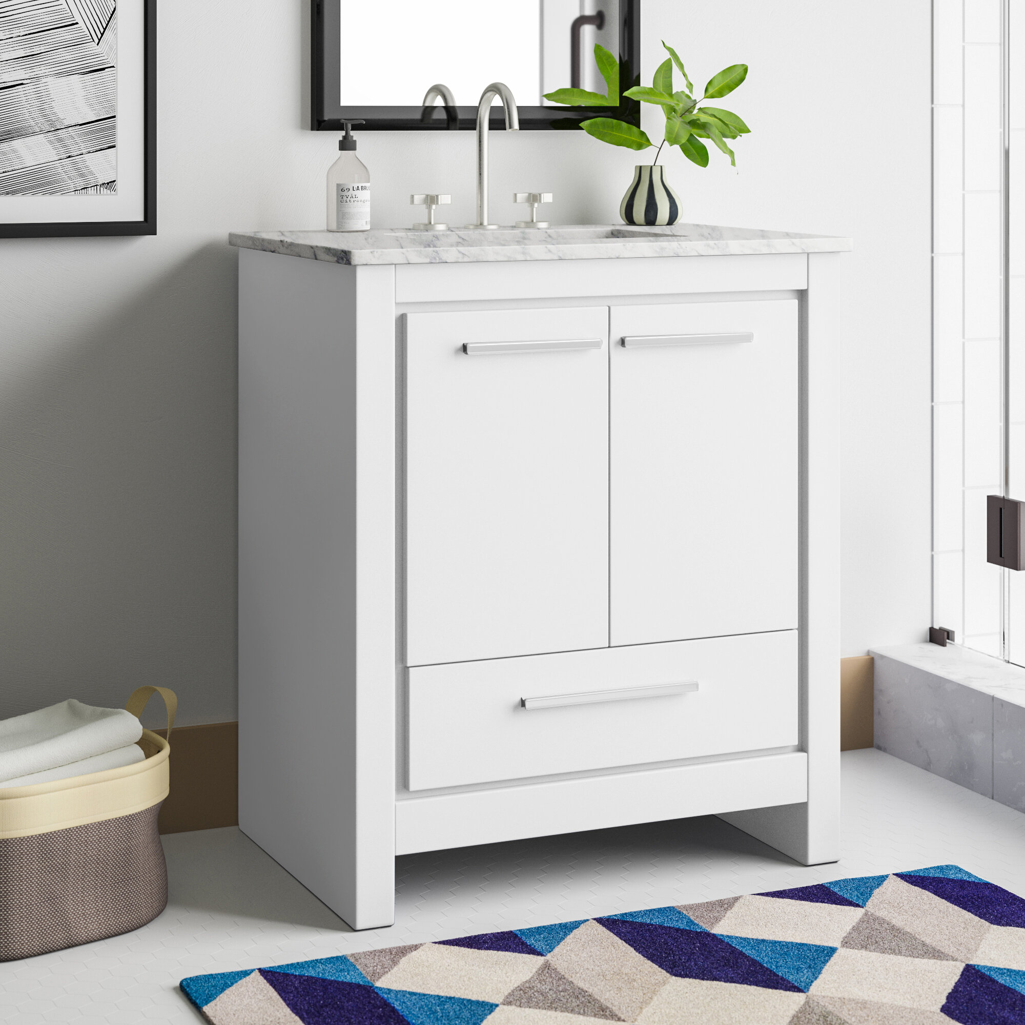 Zipcode Design Broadview 30 Single Bathroom Vanity Set Reviews Wayfair