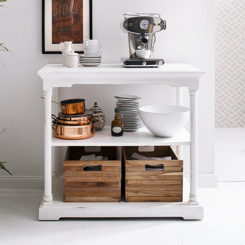 August Grove Octavius Kitchen Cart Reviews Wayfair Co Uk