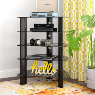 Audio Racks Stands You Ll Love Wayfair Norwood Gl Component Stand Audio Rack