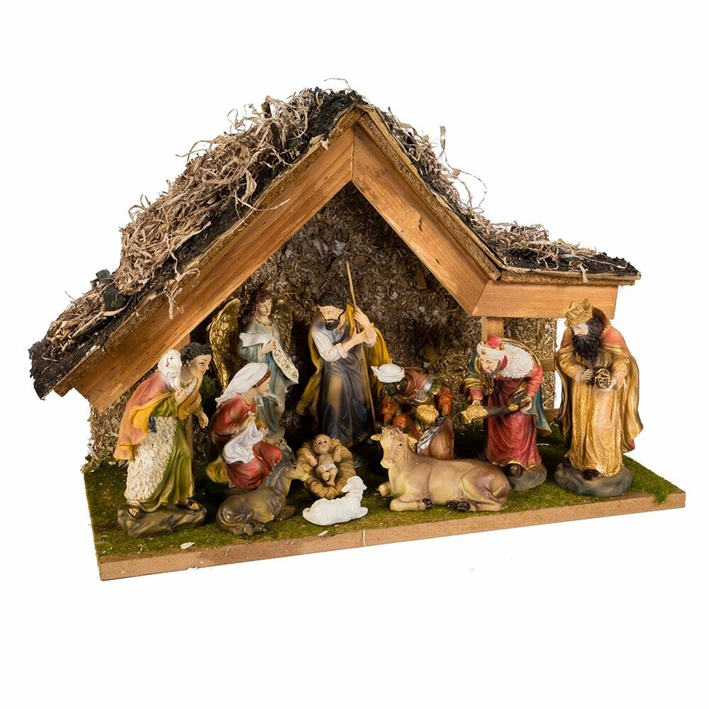 Kurt Adler 11 Piece Nativity Set & Reviews | Wayfair