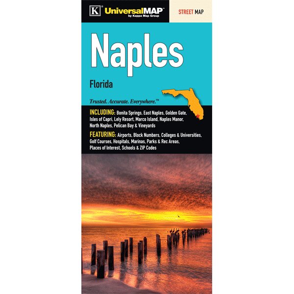 Universal Map Naples Florida Fold Map Wayfair