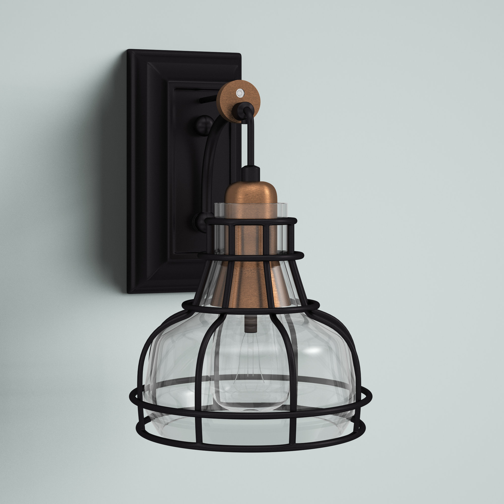 industrial style sconce lighting