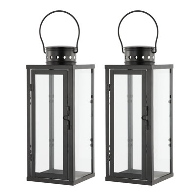 ( The glass is broken ) Avens Outdoor Lantern Candle Holder