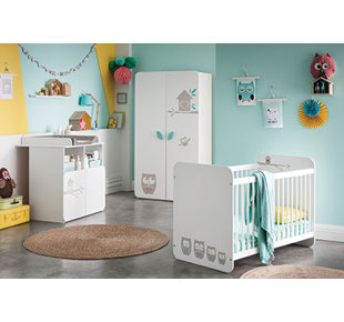Nursery Furniture Sets You Ll Love Wayfair Co Uk Hiboux 3 Piece Nursery Furniture Set