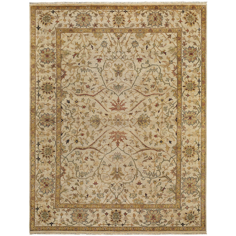 Capel Brandon Oriental Hand Knotted Wool Honey Area Rug Wayfair