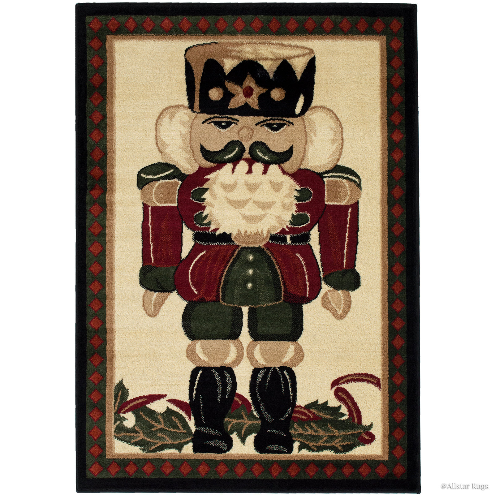 The Holiday Aisle Holiday Christmas Nutcracker Power Loom Red Rug Reviews Wayfair