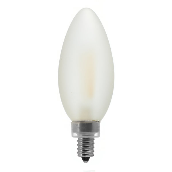 Tamarac 25 Watt Equivalent E12 Dimmable Led Edison Candle Light Bulb Frosted Reviews Wayfair