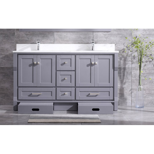 Winston Porter Swatzell 72 Double Bathroom Vanity Set Wayfair