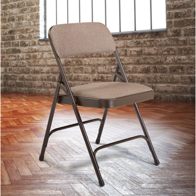 2200 Series Deluxe Fabric Double Hinge Premium Padded Folding Chairs (4 ct)