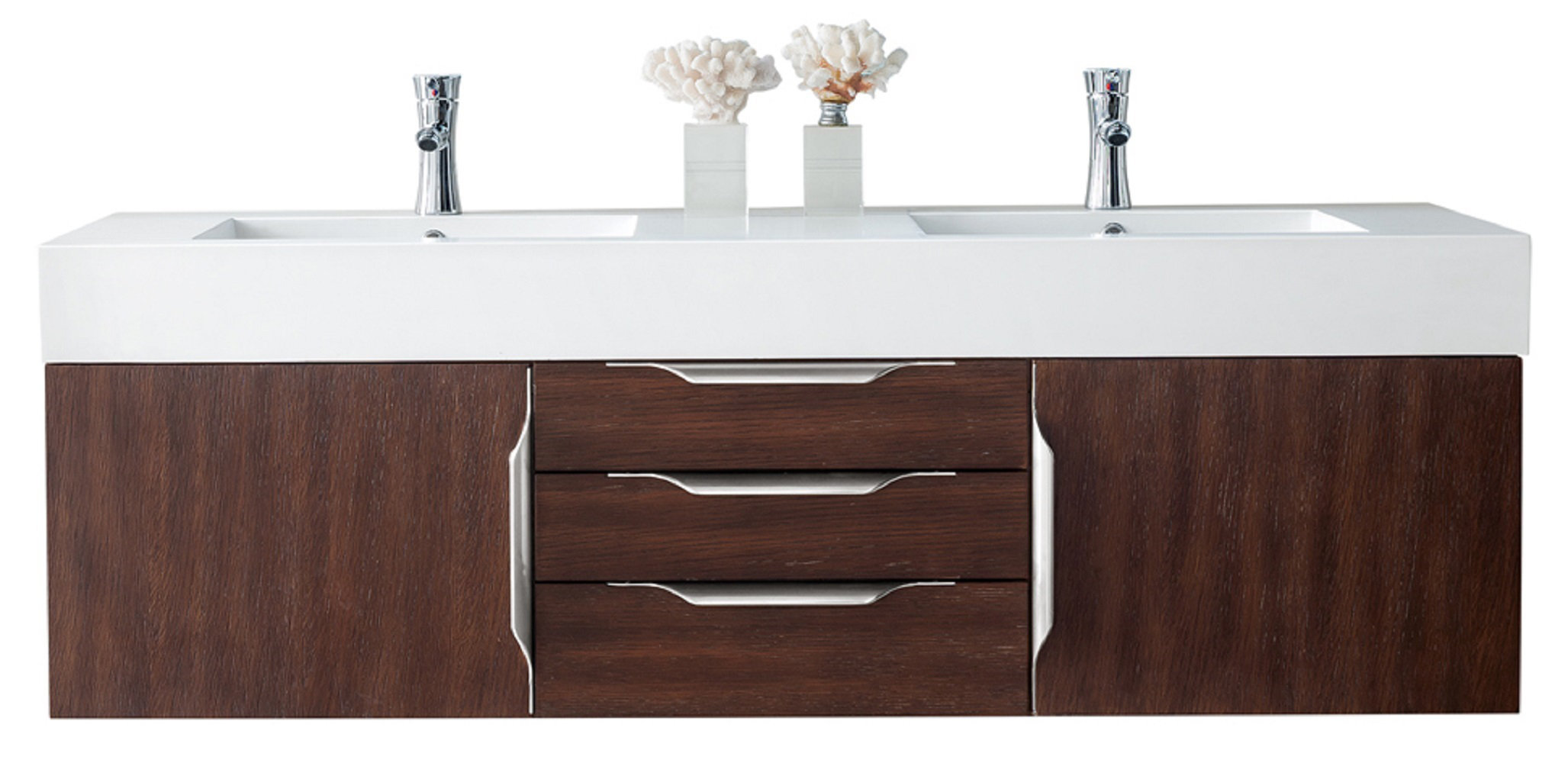 Wrought Studio Teillon 59 Wall Mounted Double Bathroom Vanity Wayfair