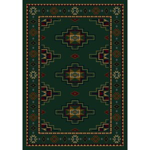 Signature Prairie Star Emerald Area Rug