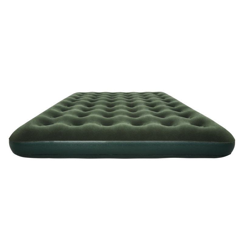 Bestway Queen Flocked 8 66 Air Mattress With D Cell Pump