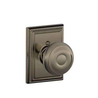 F40PLY622ADD,716,619 Schlage Plymouth Knob with Addison Trim Bed and Bath  Lock & Reviews | Wayfair