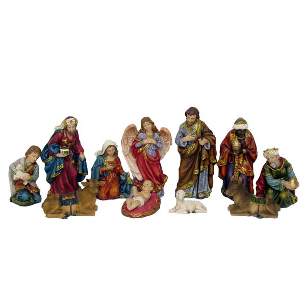 Joseph,Shepherd 12 Inch Nativity Set Baby Jesus Mary 11 Nativity Figurines 