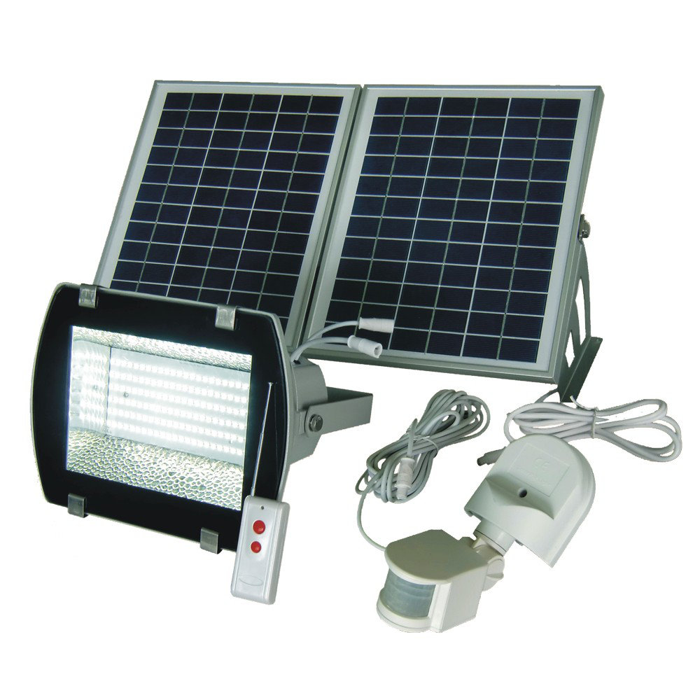 Solar Goes Green Outdoor Security Flood Light With Motion Sensor Solar Goes Green Outdoor Security Flood Light With Motion Sensor