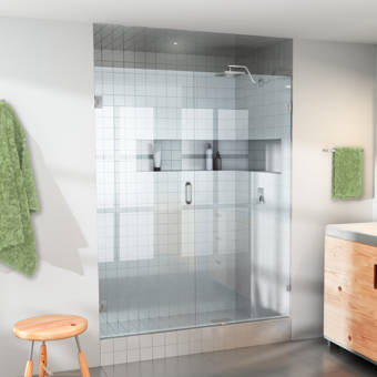 Glass Warehouse 32 X 78 Hinged Frameless Shower Door Wayfair