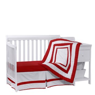 White Baby Doll Bedding Candyland Mini Port-a-Crib Bedding Set