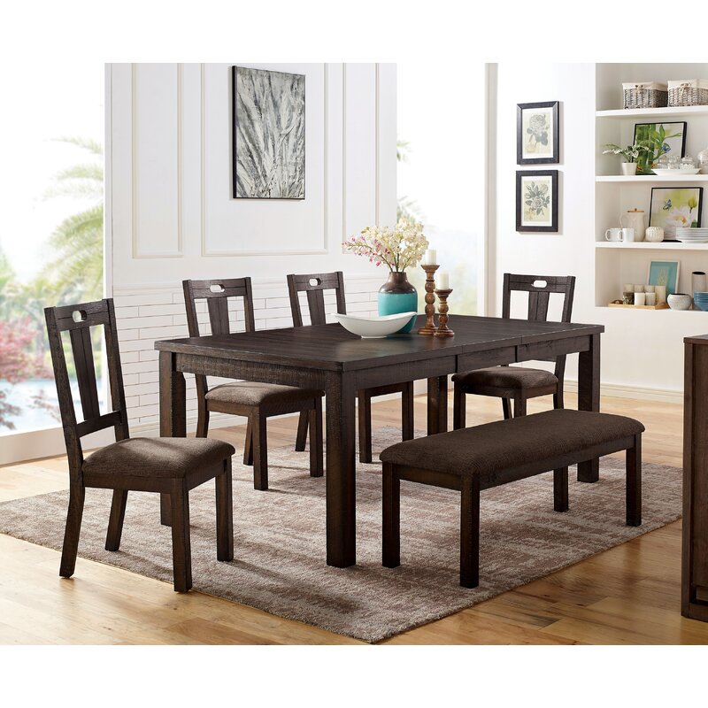 Loon Peak® Candelaria Extendable Dining Set & Reviews | Wayfair