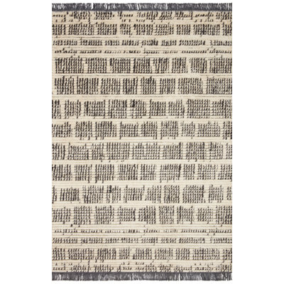 Chris Loves Julia x Loloi Alice Cream/Charcoal Rug
