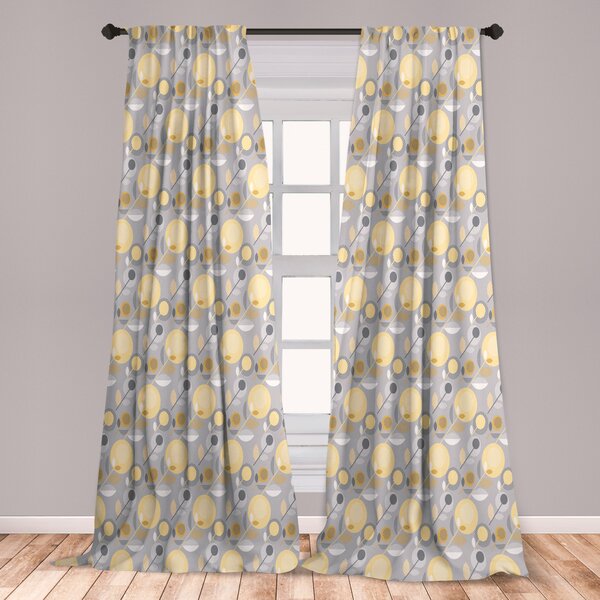 Pale Yellow Curtains Wayfair Ca