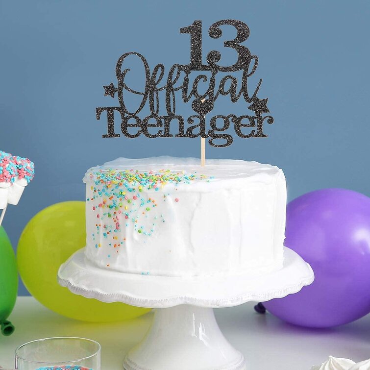 13 Cake Topper 13th Birthday Cake Topper With Name Teen Party Decorations Custom Is A Teen Cake Topper Teenager Birthday Party Decor