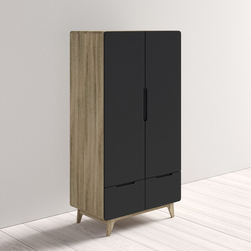 Griffis Origin Wood Wardrobe Armoire Reviews Allmodern