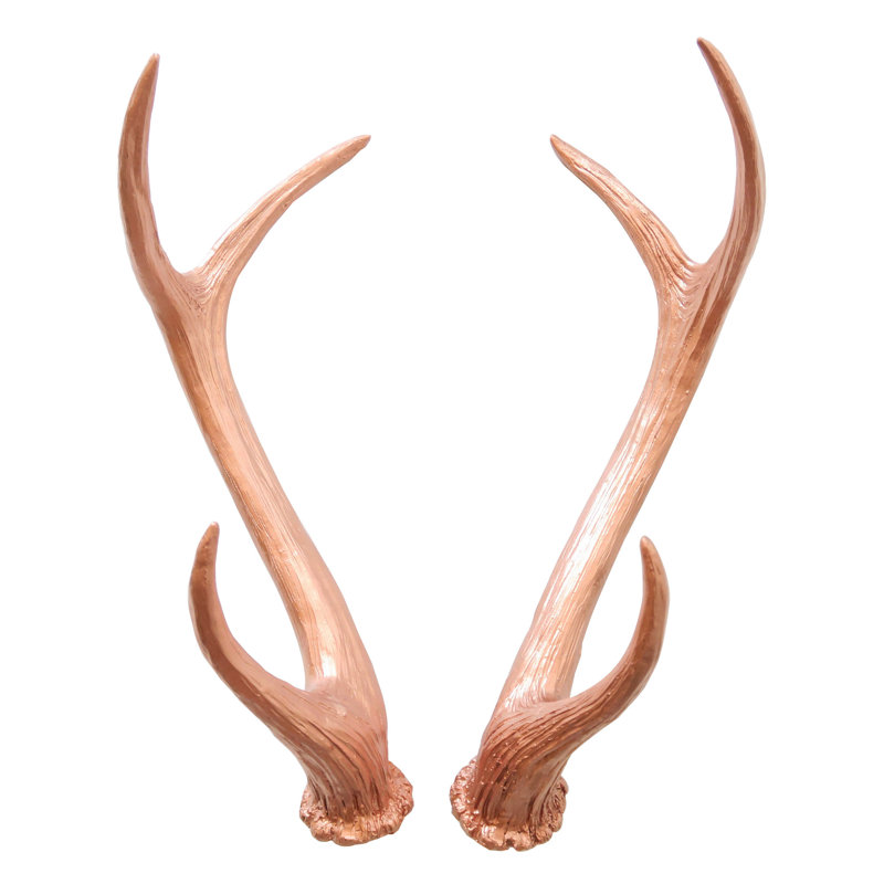 Millwood Pines Faux Taxidermy Table Top Antlers Wall Décor Wayfair Millwood Pines Faux Taxidermy Table Top
