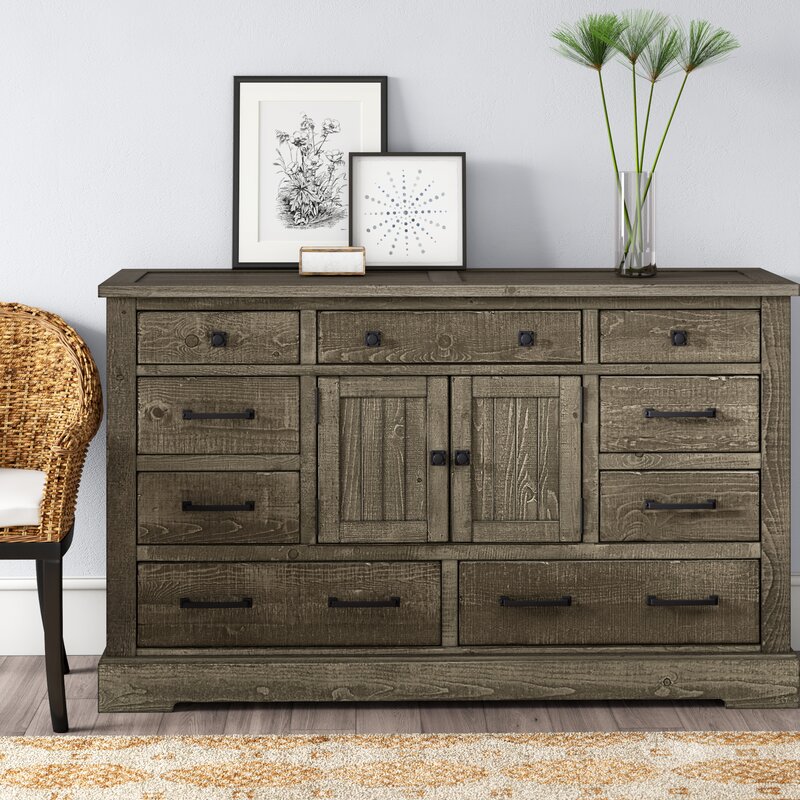 Simeon 9 Drawer Combo Dresser Reviews Joss Main