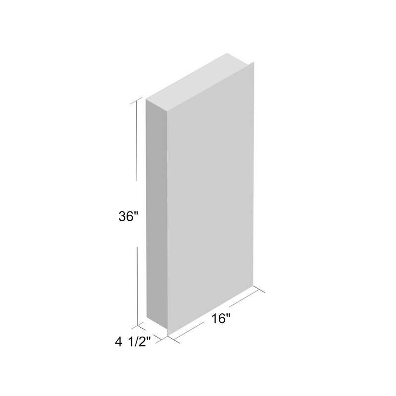 Ebern Designs Jamison 16 X 36 Recessed Medicine Cabinet Reviews Wayfair