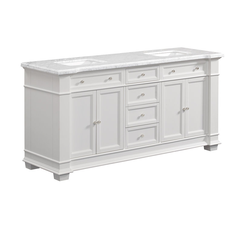 Riccardo 72" Double Bathroom Vanity Set & Reviews Joss & Main