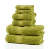 lime green bath towels