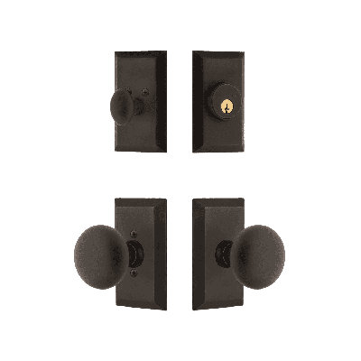 Nostalgic Warehouse Studio Entry Set with New York Knob