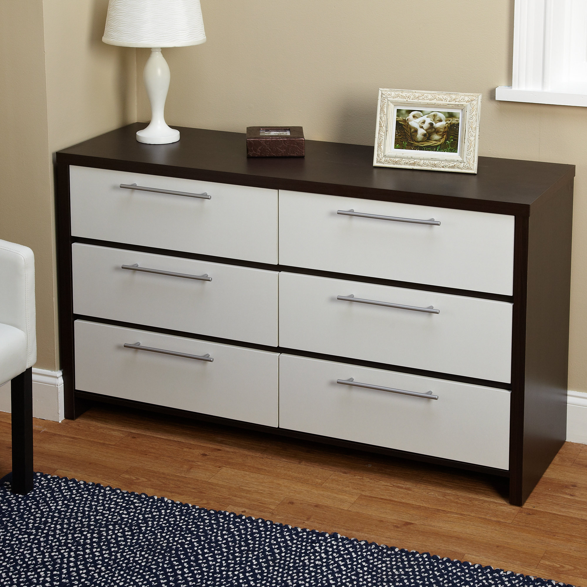 Long Thin Dresser Wayfair Clarkedale 6 Drawer Double Dresser
