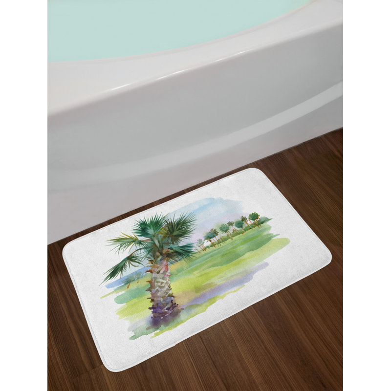 East Urban Home Water Painting Of A Greenery Wildlife Outdoor