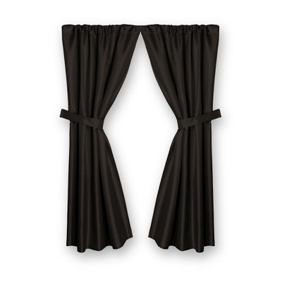 Fathma Solid Color Blackout Curtain Panels