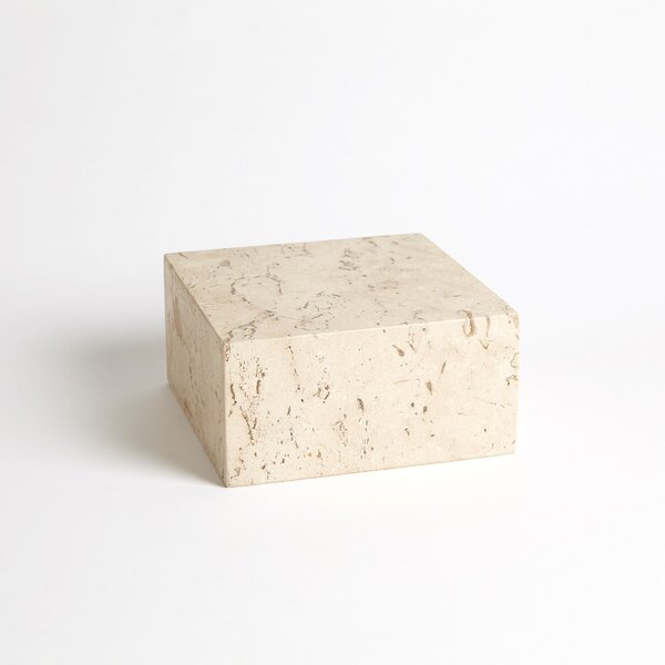 Studio A Travertine Cube Riser | Wayfair